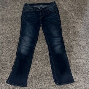 Women's Silver Brand Blue Jeans